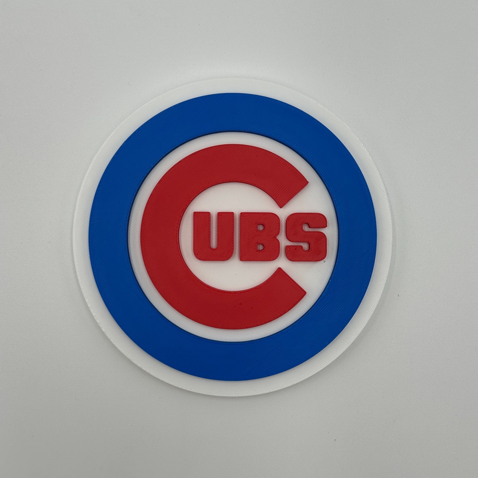 Cubs Chicago MLB 3D Logo Sign Red White Blue Baseball Team Fan Decor Gift