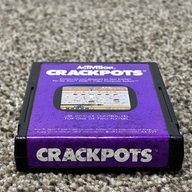 Crackpots (Atari 2600, 1983) Authentic Cartridge Only Cleaned Tested Very Good