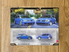 Hot Wheels 2026 Premium Car Culture 2-pack 2004 Volkswagen Golf R32 Golf Mk7