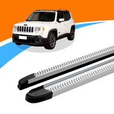 Trittbretter passend für Jeep Renegade ab Baujahr 07/2014 MAJA Silber mit ABE