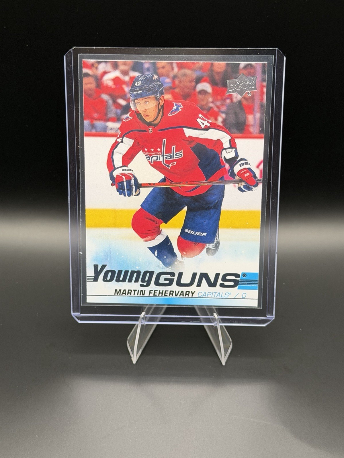 Upper Deck 2019-20 Young Guns Martin Fehervary Washington Capitals Rookie #236