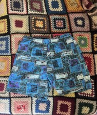 VINTAGE 80S 90S MEMBERS ONLY SWIM SHORTS SIZE XL - SWIM TRUNKS HAWAIIAN SURF