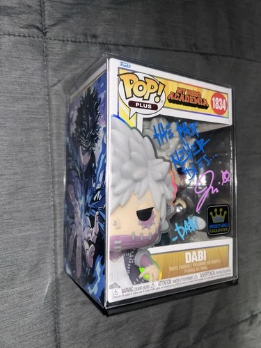 Signed Funko Pop Dabi JSA Certified My Hero Academia Jason Liebrecht Insert