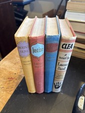 4 HCs Lawrence Durrell MOUNT OLIVE '58, JUSTINE '58, BALTHAZAR '59, CLEA '60