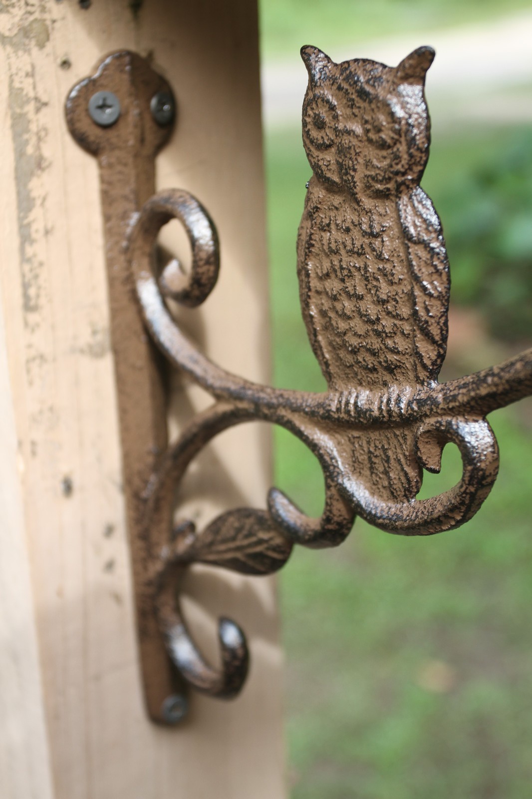 1-OWL PLANT HANGER,Hummingbird Feeder Holder,Garden Decor,All Occasion Gift,B-51