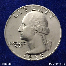 1969-P Washington Quarter (Brilliant & Uncirculated)