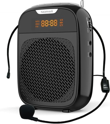 NORWII Digitaler Sprachverstärker Tragbarer Wiederaufladbarer Bluetooth Lautsprecher 4000mAh