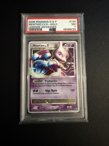 Mewtwo LV.X graded PSA 7 for sale on eBay