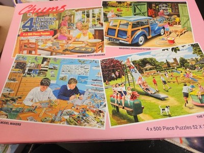 Chums 4 x 500 Teile Puzzle ''Spaß gefüllte Erinnerungen'' von Trevor Mitchell