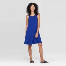 A New Day Women's Sleeveless Jersey Swing A Line Racerback Mini Dress XS