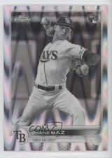 2022 Topps Chrome Sonic Black & White RayWave Refractor Shane Baz #201 0t2