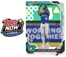 2026 Topps Now MLB #665 Michael Arroyo RC Seattle Mariners - PRESALE