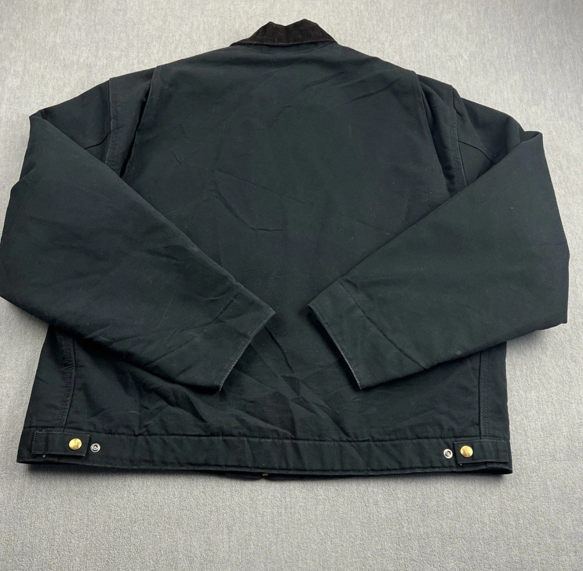 Vintage Carhartt Detroit Jacket Sz XL (50) J01 BLK Black Blanket