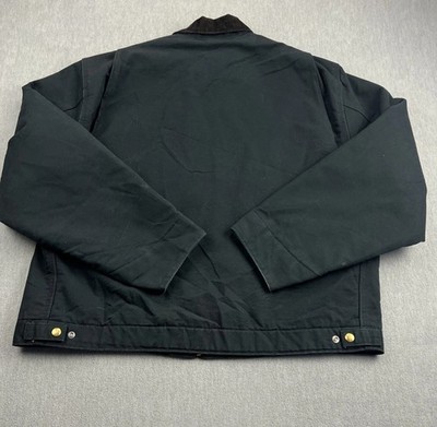 Vintage Carhartt Detroit Jacket Sz XL (50) J01 BLK Black Blanket