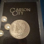 1882-CC Morgan Silver Dollar Carson City UNCIRCULATED with original GSA box