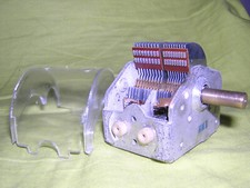 Condensatore variabile ad aria Ducati  280 + 110 + 280 + 110 pf.  Asse 6,25 mm