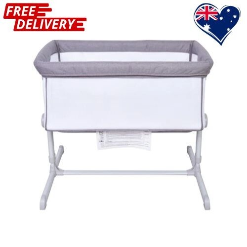 Childcare Comfortable Dusk Bedside Sleeper Baby Bassinet Co-Sleeper & Mattress - Picture 5 of 10