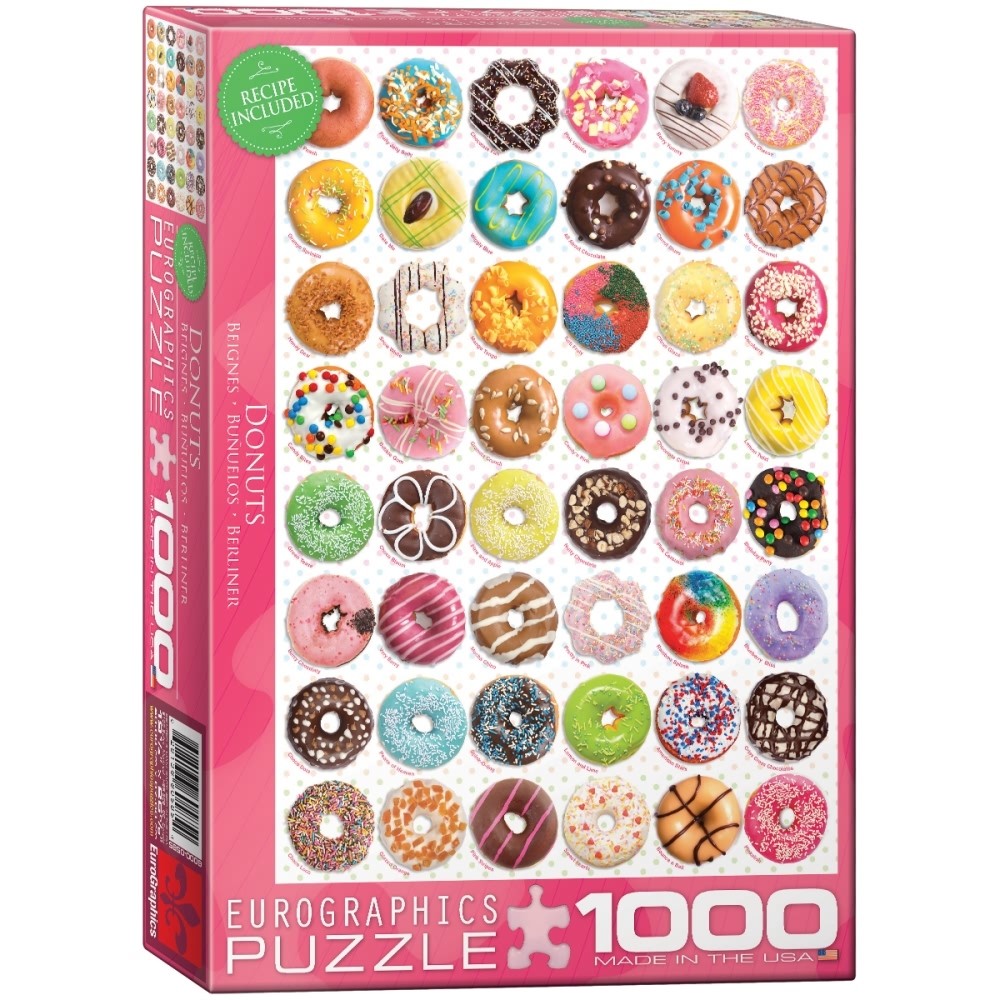 EG60000585-Eurographics Rompecabezas 1000 PC-Colección Dulce Donut (tops) EG60000585-Eurographics Rompecabezas Rompecabezas Rompecabezas 1000 PC-Colección Dulce Donut (tops) nueva marca