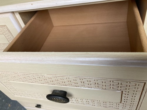 Vintage Retro Courts Cream Chest of 6 Drawers - Picture 5 of 7