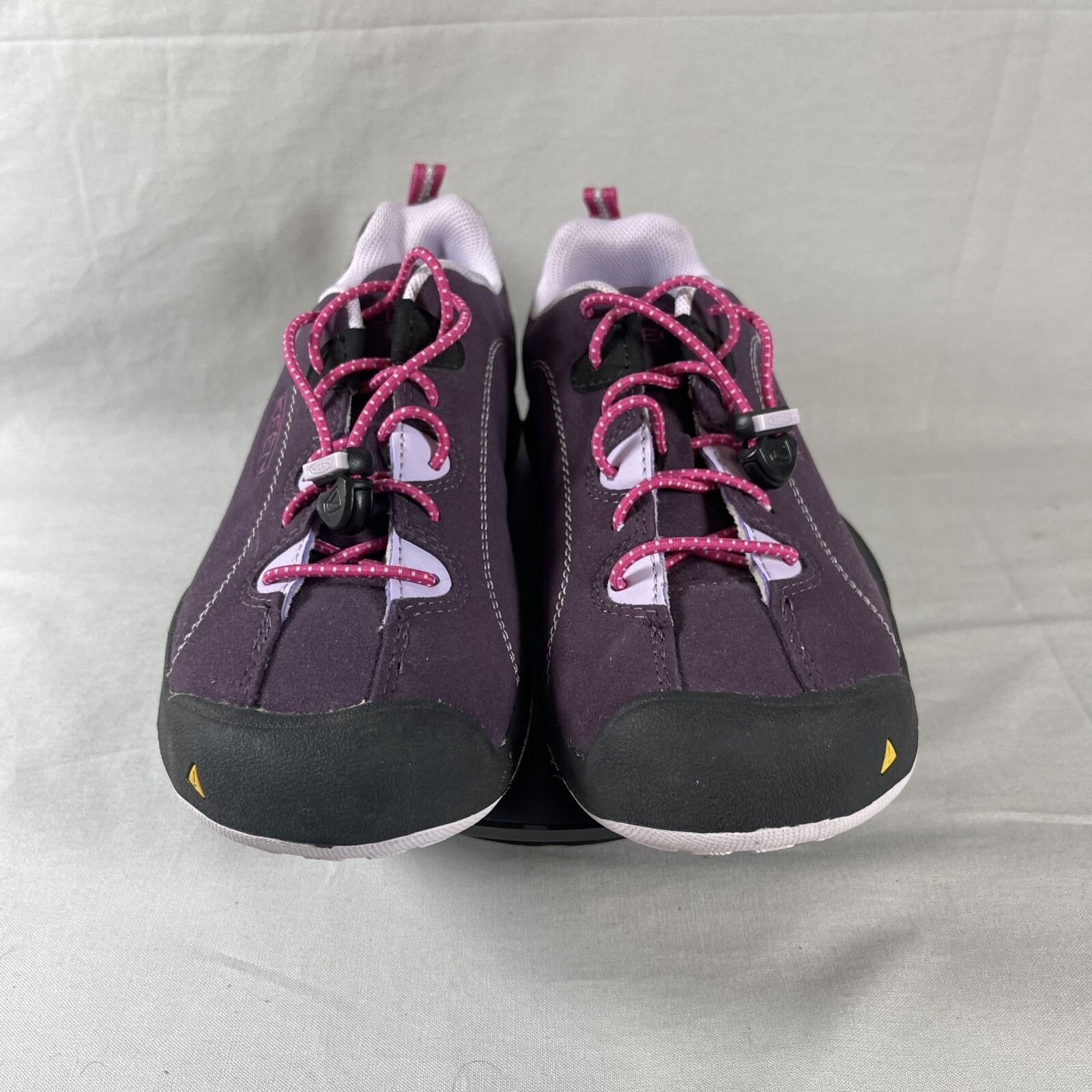 Scarpe da ginnastica da trekking KEEN viola diaspro basse in pizzo elastico taglia 3