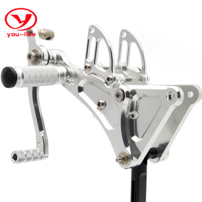 Front Rearset Rearsets Footpegs For Buell XB9S XB12S XB9R XB12R All year Silver