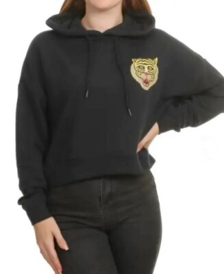 RVCA Matt Leines Tigerface Women's Hoodie Blk L