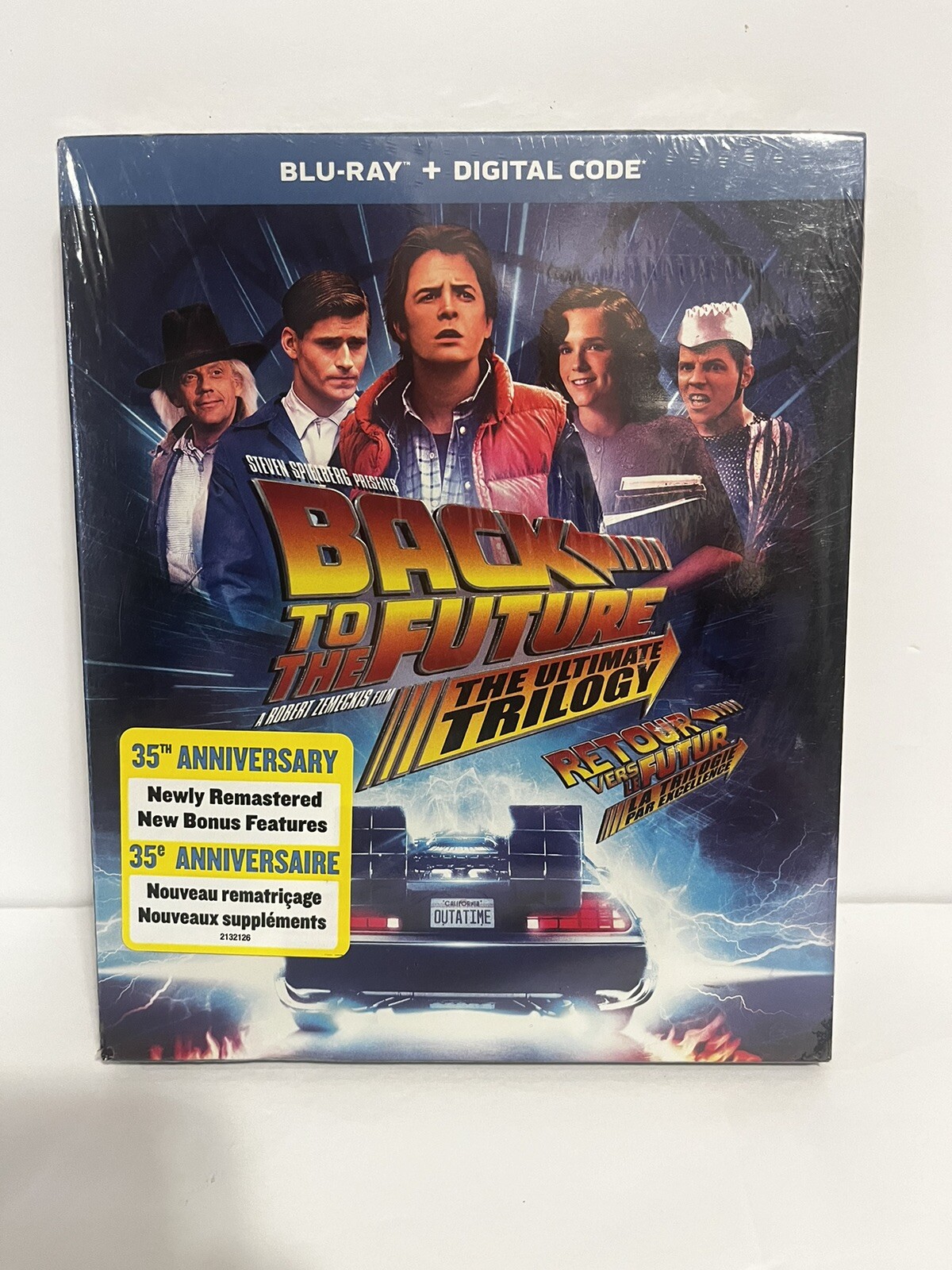 Back to the Future The Ultimate Trilogy 35th Anniversary Blu-ray Sealed New