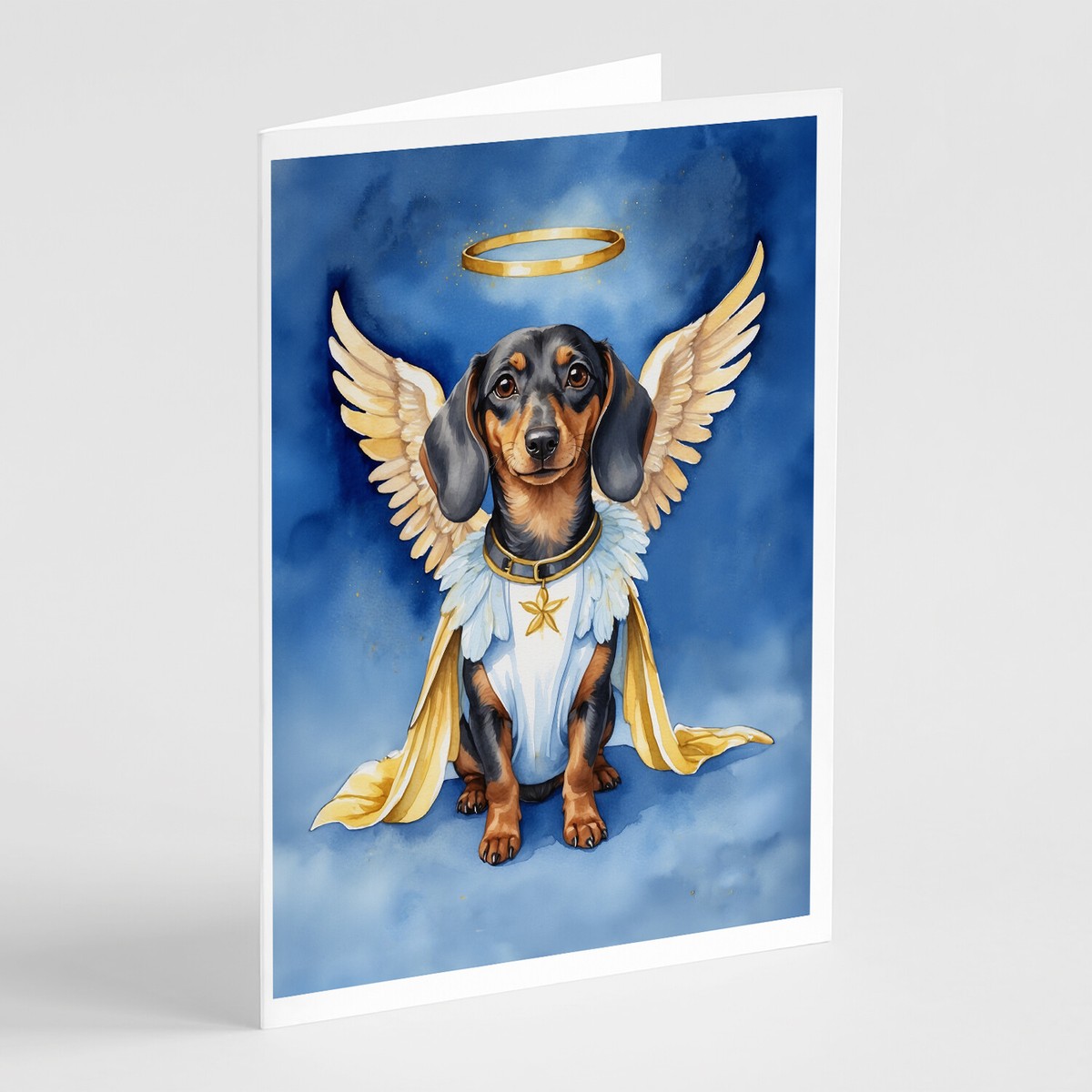 Dachshund My Angel Greeting Cards and Envelopes Pack of 8