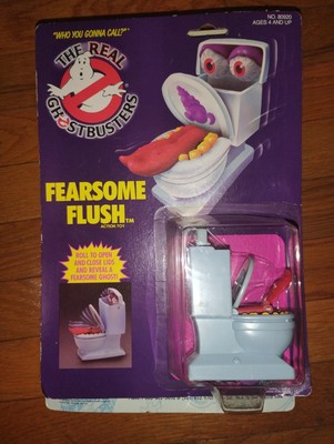 The Real Ghostbusters Hasbro Kenner 1986 Fearsome Flush Action Figure Toy