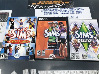 The Sims Game Bundle The Sims Deluxe Edition The Sims 3 Deluxe