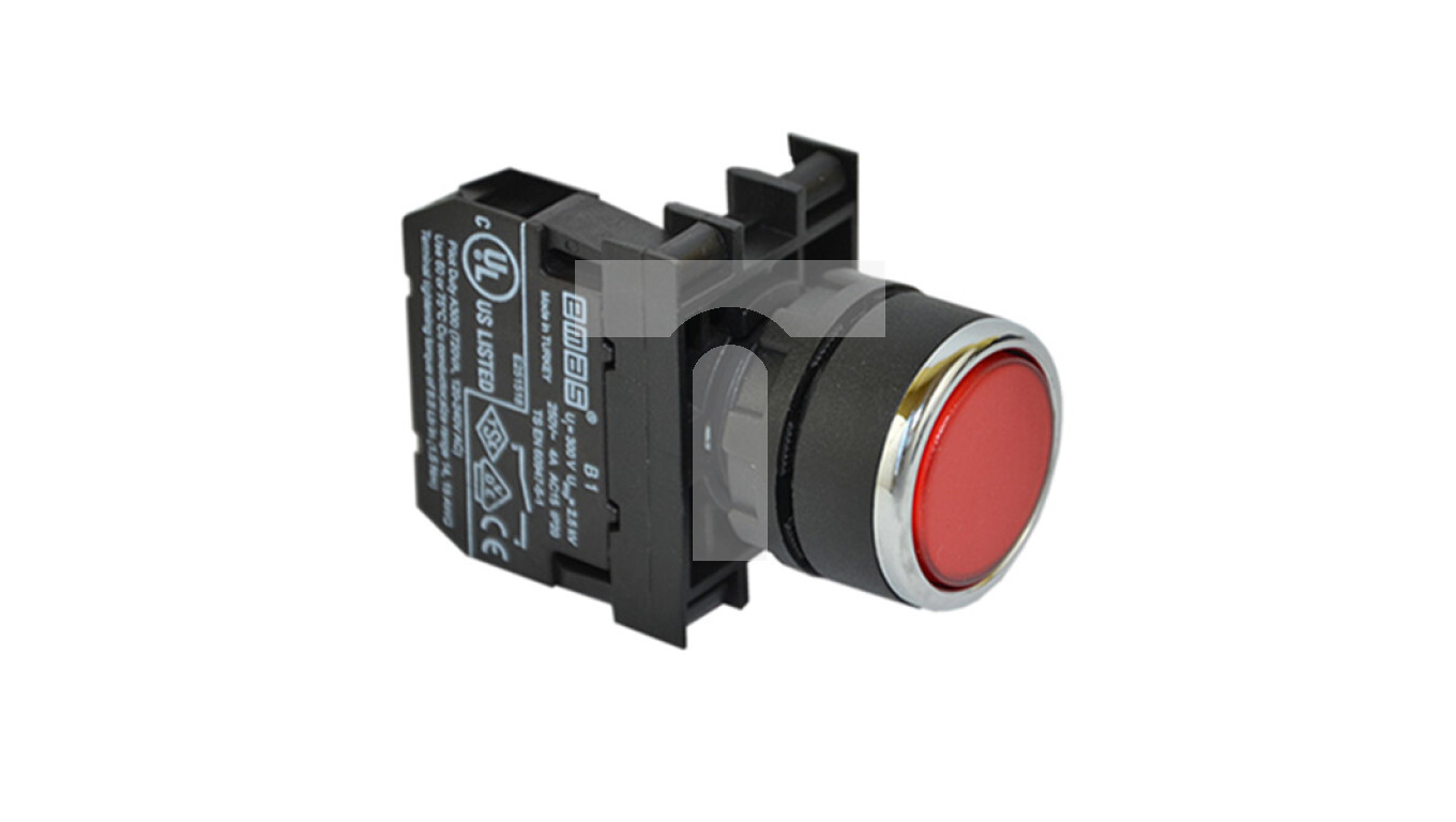 Concealed control button, unstable, 1NC, red T0-B200DK /T2UK