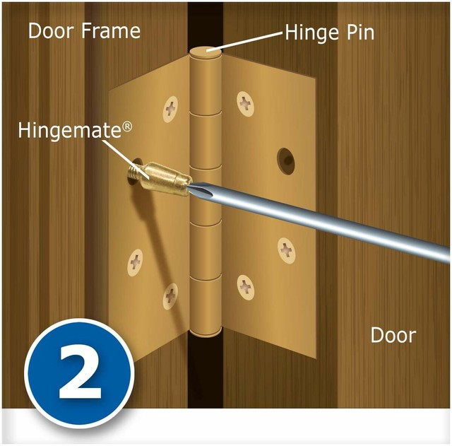 Hingemate Door Security Pins 3 Pack Kit Commercial * Residential
