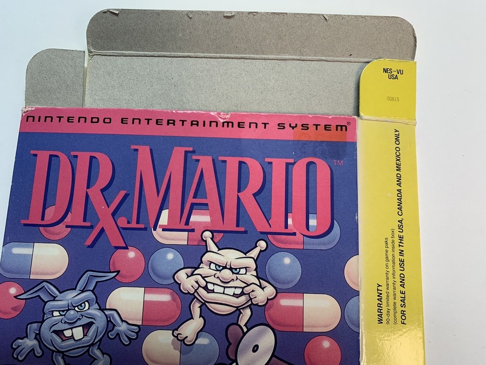 Nintendo Dr Drx Mario NES box only | eBay