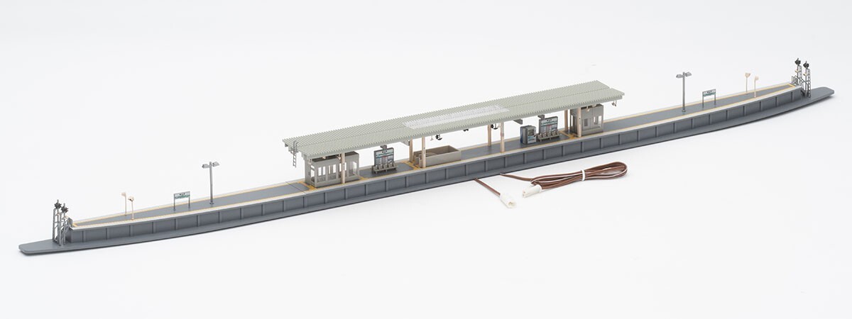Tomix 4275 Island Platform Set Urban Type with Lighting N