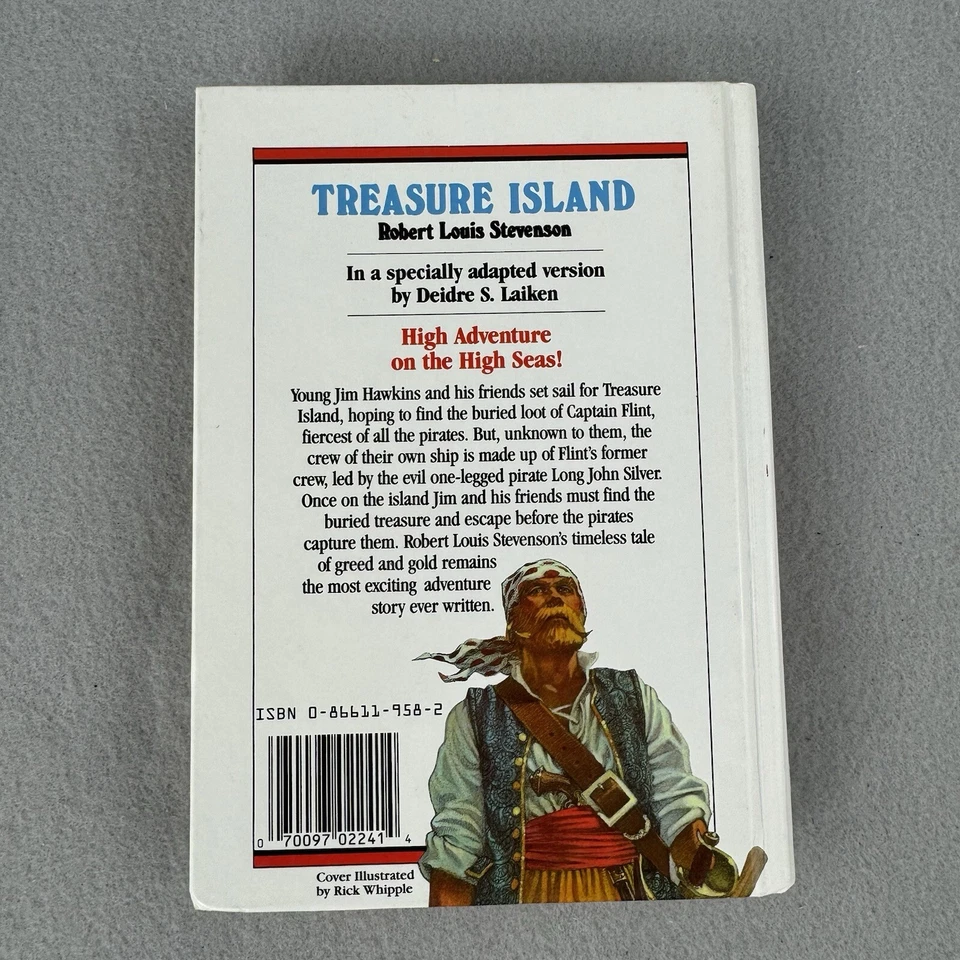 Treasure Island by Robert Louis Stevenson Great Illustrated Classics HB Book - Image 3 of 4
