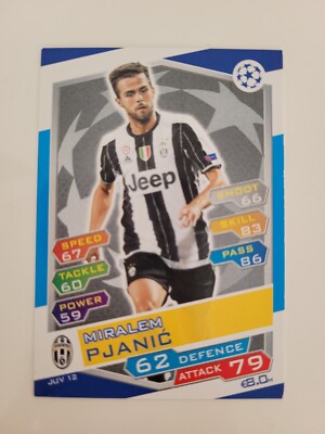 New Topps UEFA Football Champions League Juventus Miralem Pjanić Trading  Card UK