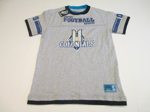 Camiseta United Football League 2009 Año Inaugural Hartford Colonials Niño XL NUEVA - Imagen 2 de 9