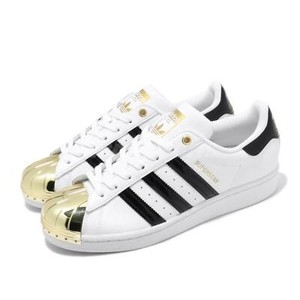 adidas superstar womens white and gold