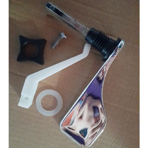 CHROME TOILET CISTERN LEVER HANDLE DISABLED FLUSH TANK PADDLE