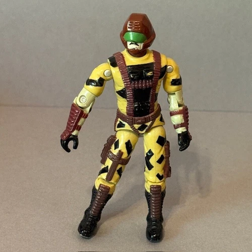 Vintage ARAH Gi Joe Cobra Action Figure Military Toy Metalhead Metal Head Camo