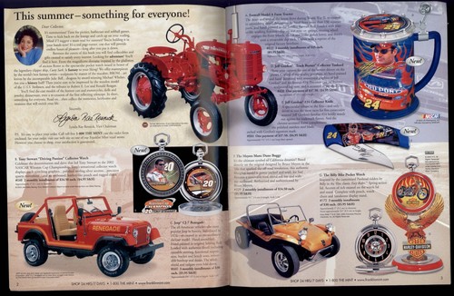 2003 late Summer FRANKLIN MINT Catalog Holiday Preview * Cars, Dolls, Fantasy - Imagen 3 de 6