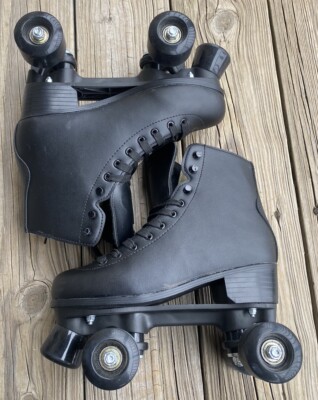 Roces RC1 550025 Unisex Roller Skates Black New Fix Sized Quad Skate Size US 4,5