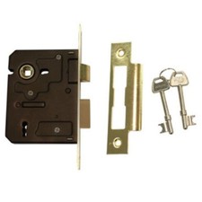 TSS 3 Lever Mortice Sahlock 79mm PB (TSS3LMSL3B)