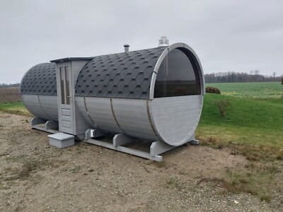 Fass-Garten Sauna, Top Qualität, Massiv Holz