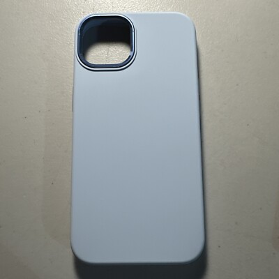 iPhone 13 Pro Case, OUXUL Compatible W/ Soft Liquid Silicone Phone Sky Blue