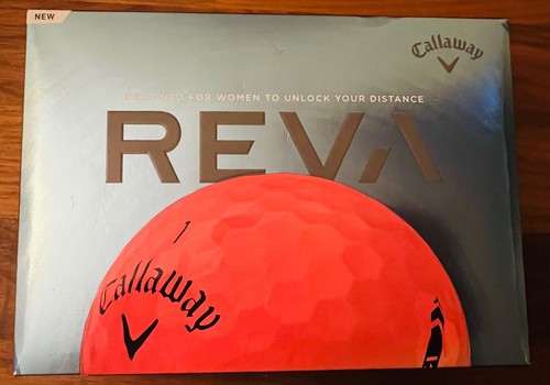 Callaway REVA 2023 Golf Balls (Pink Rose 12pk) Ladies NEW - 第 1/3 張圖片