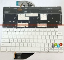 New White Keyboard for Dell XPS 13-7390 2in1 9310 2n1 P103G Laptop US Backlit