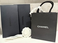 Chanel Paper Shopping Bag XS 2 Envelopes Chanel Camellia Ribbon