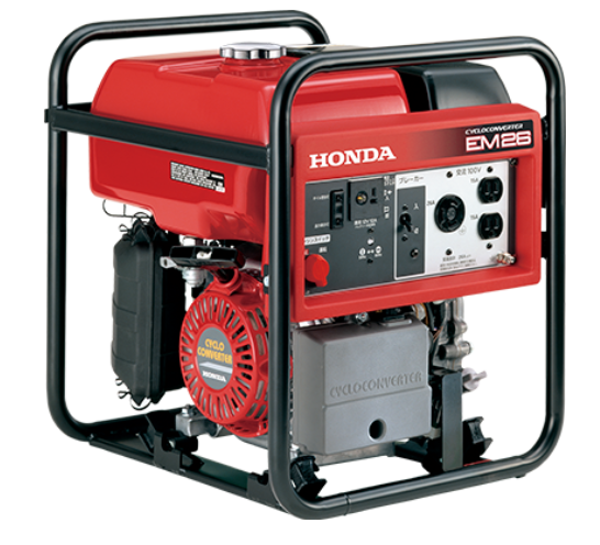 HONDA 2.6kVA Portable Gasoline Inverter Generator EM26 Running