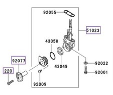 Fuel Petcocks & Taps for Kawasaki Ninja ZX9R for sale | eBay